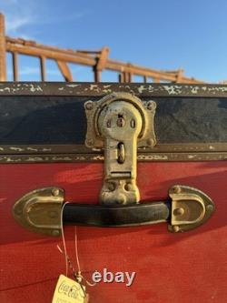 Vintage Coca Cola Coke Soda Machine Sign Trunk Footlocker Toy Chest Box Seward