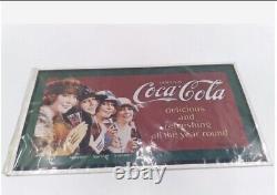 Vintage Coca Cola Collectibles Lot Metal Sign Clock Wooden Bat Bottle Opener 4pc