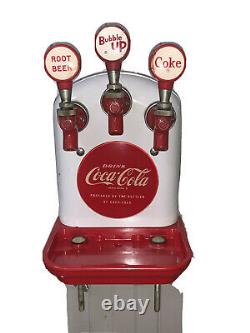 Vintage Coca-Cola Cornelius Company tombstone 3 Valve fountain dispenser