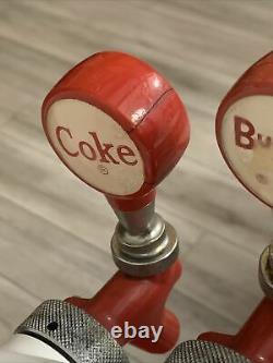 Vintage Coca-Cola Cornelius Company tombstone 3 Valve fountain dispenser