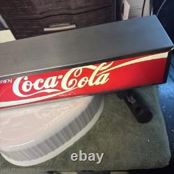 Vintage Coca-Cola Double Sided Coke Soda Fountain Machine Topper Light Sign