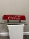 Vintage Coca-Cola Enjoy Coca-Cola soda fountain machine topper sign