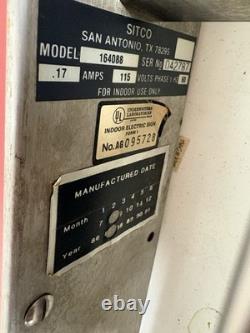 Vintage Coca-Cola Enjoy Coca-Cola soda fountain machine topper sign