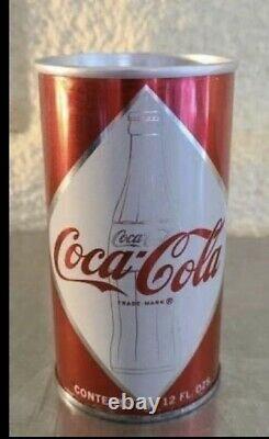 Vintage Coca-Cola Flat Top Soda Can 12 OZ. 1950s Clean Graphics