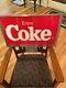 Vintage Coca-Cola Fountain Serve Soda Pop Machine Sign Topper