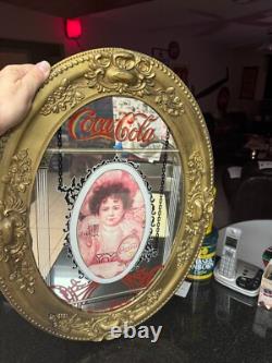Vintage Coca Cola Framed Mirror