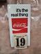 Vintage Coca-Cola It's the Real Thing Metal Calendar Sign 1978 Original