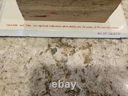 Vintage Coca-Cola It's the Real Thing Metal Calendar Sign 1978 Original