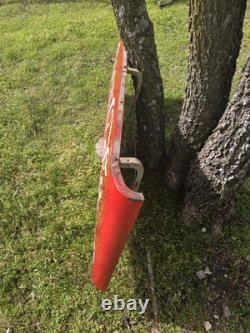Vintage Coca Cola Large Metal Sign 5.5 ft X 2 ft Porcelain! Original! Great