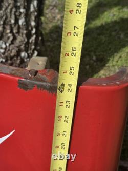 Vintage Coca Cola Large Metal Sign 5.5 ft X 2 ft Porcelain! Original! Great