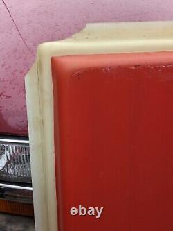 Vintage Coca Cola Large Outdoor Plastic Store Sign 4' X 4' Advertising Soda Pop