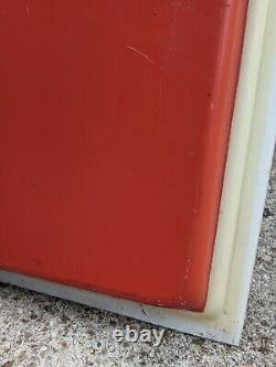 Vintage Coca Cola Large Outdoor Plastic Store Sign 4' X 4' Advertising Soda Pop