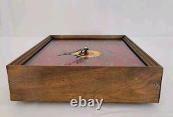Vintage Coca Cola Lighted Clock Stained Glass Look IMS Corp 1979, Read