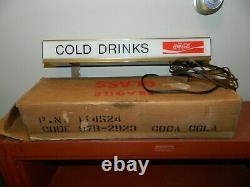 Vintage Coca-Cola Lighted Sign with original box