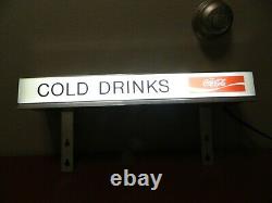 Vintage Coca-Cola Lighted Sign with original box