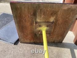 Vintage Coca-Cola Lollipop Sign Table Cast Iron Base Coke Antique PICK UP ONLY