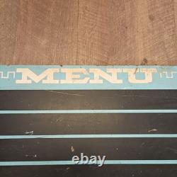 Vintage Coca Cola Menu Board Things Go Better With Coke Rare Sign