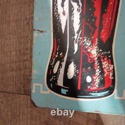 Vintage Coca Cola Menu Board Things Go Better With Coke Rare Sign