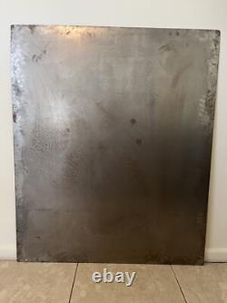 Vintage Coca Cola Metal Wall Art 24x20 Handmade Cast Relief Bar Decor Sign