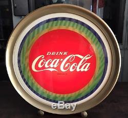 Vintage Coca-Cola Motion Light-Up Sign Price Bros. 50's