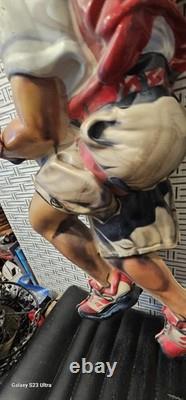 Vintage Coca-Cola Plastic Mountain Rock Climber Advertising Sign Both Sides