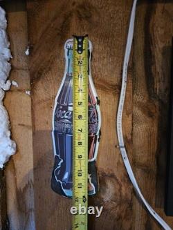 Vintage Coca-Cola Porcelain Bottle Sign Cookie Cutter Style Advertising