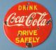 Vintage Coca Cola Porcelain Glass Bottles Gas Soda Beverage Service Station Sign