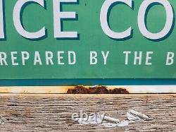 Vintage Coca Cola Porcelain Sign 17 Old Soda Coke Pop Restaurant Beverage Drink