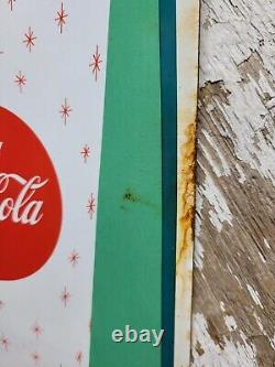 Vintage Coca Cola Porcelain Sign 17 Old Soda Coke Pop Restaurant Beverage Drink