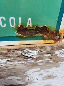 Vintage Coca Cola Porcelain Sign 17 Old Soda Coke Pop Restaurant Beverage Drink