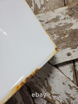 Vintage Coca Cola Porcelain Sign 17 Old Soda Coke Pop Restaurant Beverage Drink