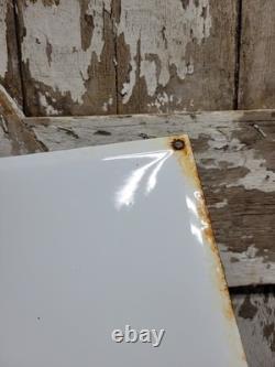 Vintage Coca Cola Porcelain Sign 17 Old Soda Coke Pop Restaurant Beverage Drink