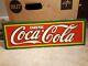Vintage Coca Cola Porcelain Sign 1920'S (HOLY GRAIL)
