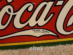 Vintage Coca Cola Porcelain Sign 1920'S (HOLY GRAIL)