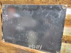 Vintage Coca Cola Porcelain Sign 1959 Soda Pop Beverage Coke School Zone Guard