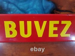 Vintage Coca Cola Porcelain Sign 32 Door Push Bar Soda Beverage Drink Food Coke