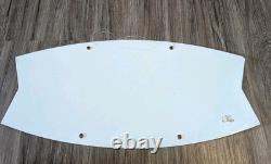 Vintage Coca Cola Porcelain Sign Fishtail Gas Station Pump Plate 16 Hanging