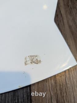 Vintage Coca Cola Porcelain Sign Fishtail Gas Station Pump Plate 16 Hanging