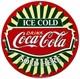 Vintage Coca Cola Porcelain Sign Gas Station Bottle Coke Pepsi Dew A & W Oil