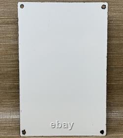 Vintage Coca Cola Porcelain Sign Gas Station Bottle Pepsi Pump Plate Bottle