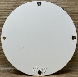 Vintage Coca Cola Porcelain Sign Gas Station Pump Plate Dew Pepsi Oil Dr Pepper