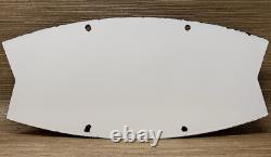 Vintage Coca Cola Porcelain Sign Gas Station Pump Plate Dew Pepsi Oil Dr Pepper