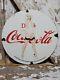 Vintage Coca Cola Porcelain Sign Old Soda Pop Advertising Coke Marilyn Monroe 12