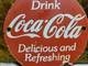Vintage Coca Cola Porcelain Sign Pop Coke Beverage Drink Food Soda Store 6