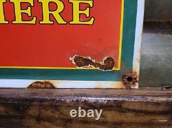 Vintage Coca Cola Porcelain Sign Soda Coke Pop 17 Restaurant Beverage Drink