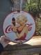 Vintage Coca Cola Porcelain Sign Soda Pop Advertising Marilyn Monroe Playboy