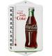 Vintage Coca Cola Porcelain Thermometer Motor Oil Service Station Pump Plate