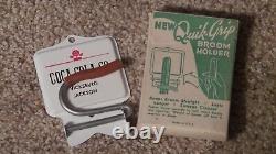 Vintage Coca-Cola Quik-Grip Broom Holder Original Box Old Advertising Sign NOS