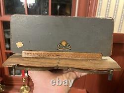 Vintage Coca-Cola Reversed Painting on Glass Advertising Sign Rare Price Bros