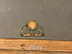 Vintage Coca-Cola Reversed Painting on Glass Advertising Sign Rare Price Bros